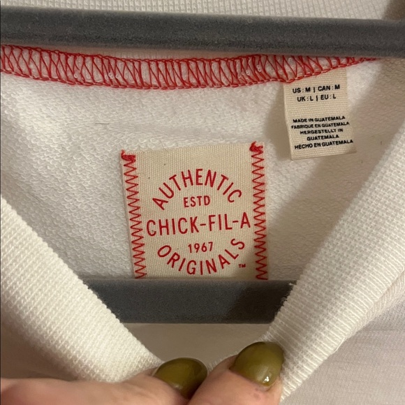 Chick-fil-A White Sweatshirt - Picture 3 of 3